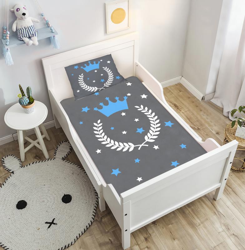 Bebişim Taçlı Çocuk Odası Yatak Örtüsü