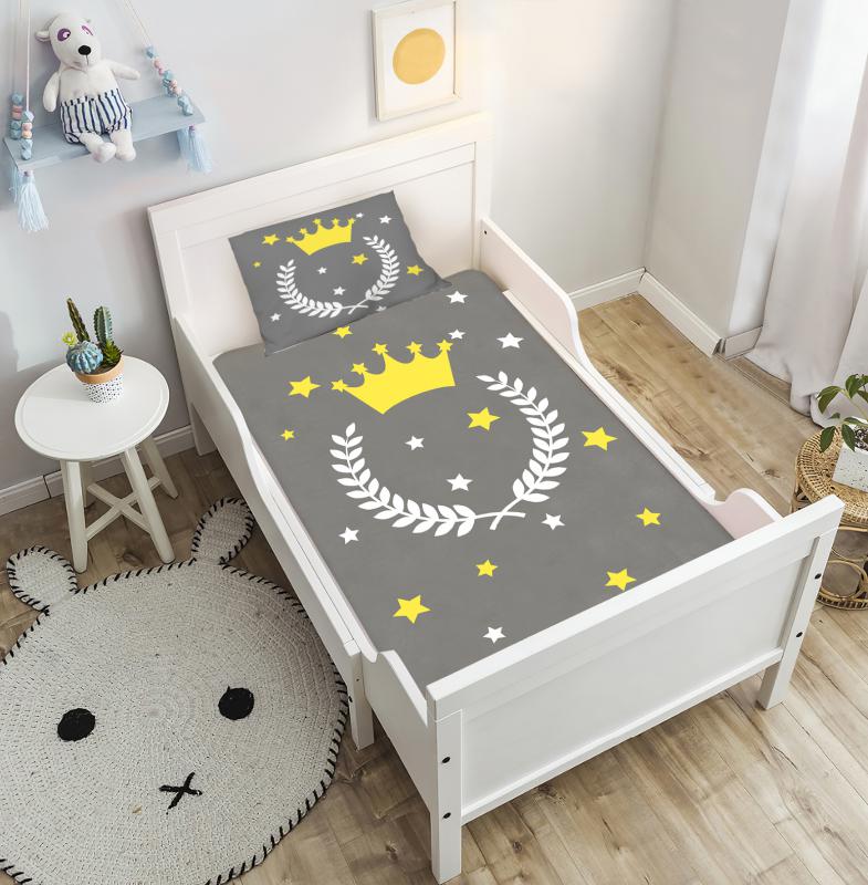 Bebişim Taçlı Çocuk Odası Yatak Örtüsü