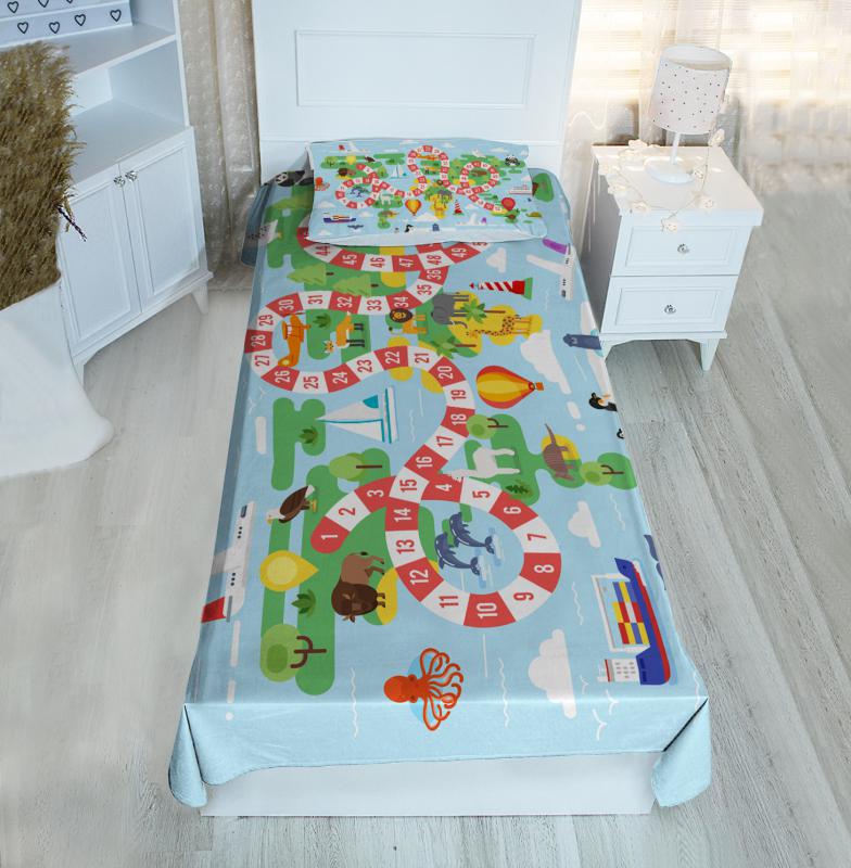 Eğitici Harita BH1338 Pike&Yatak Örtüsü(Yastık Kılıflı)