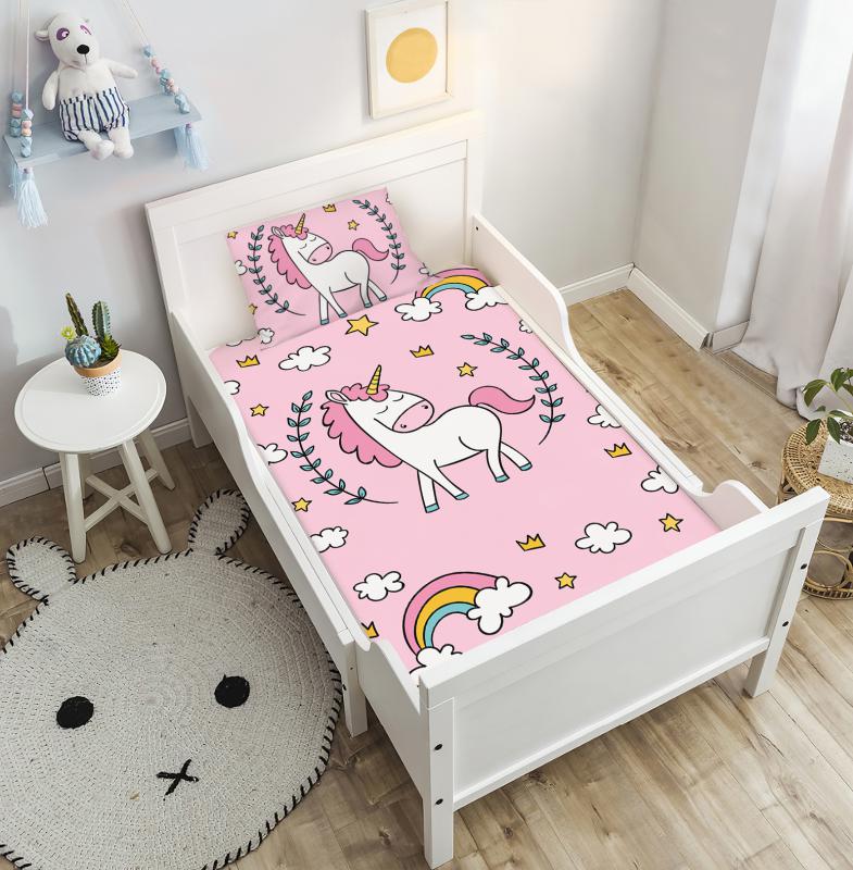 Bebişim Unicorn Çocuk Odası Yatak Örtüsü