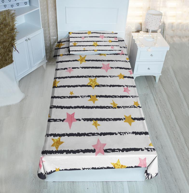 Yıldızlı BH2392 Pike&Yatak Örtüsü(Yastık Kılıflı)