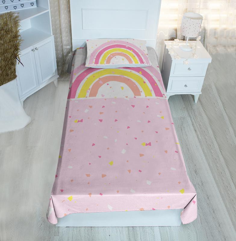 Bebişim Seksekli Bİ126 Pike&Yatak Örtüsü(Yastık Kılıflı)