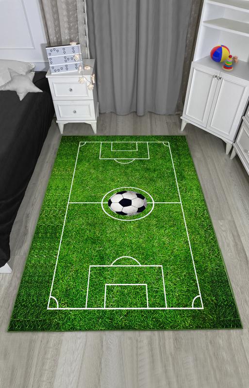 Futbol Sahası Çocuk Odası Halısı