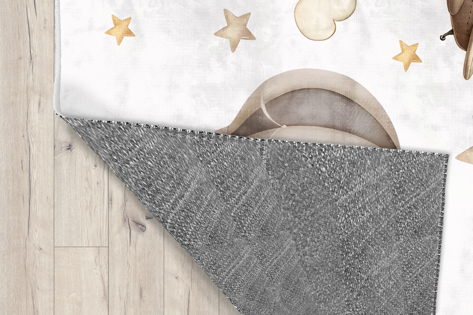 Ayıcıklı Bambu Bebek Çocuk Halısı