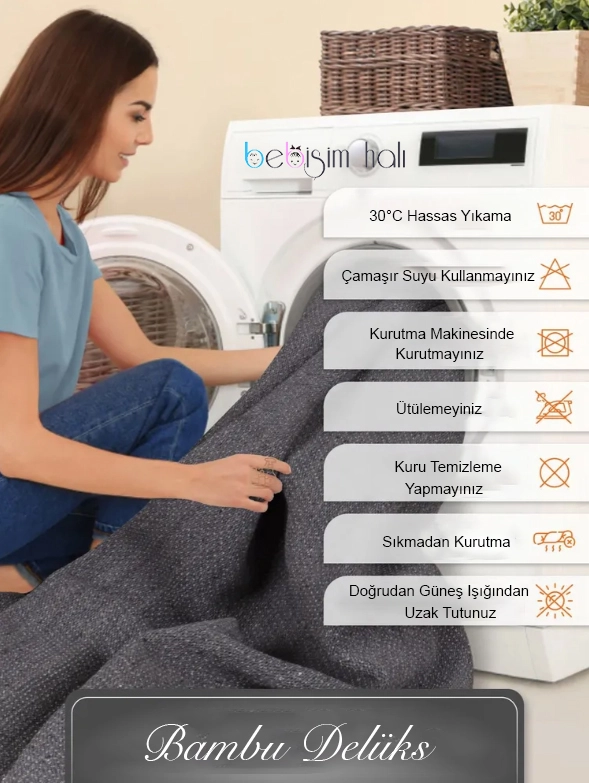 Uçaklı Bambu Çocuk Odası Halısı