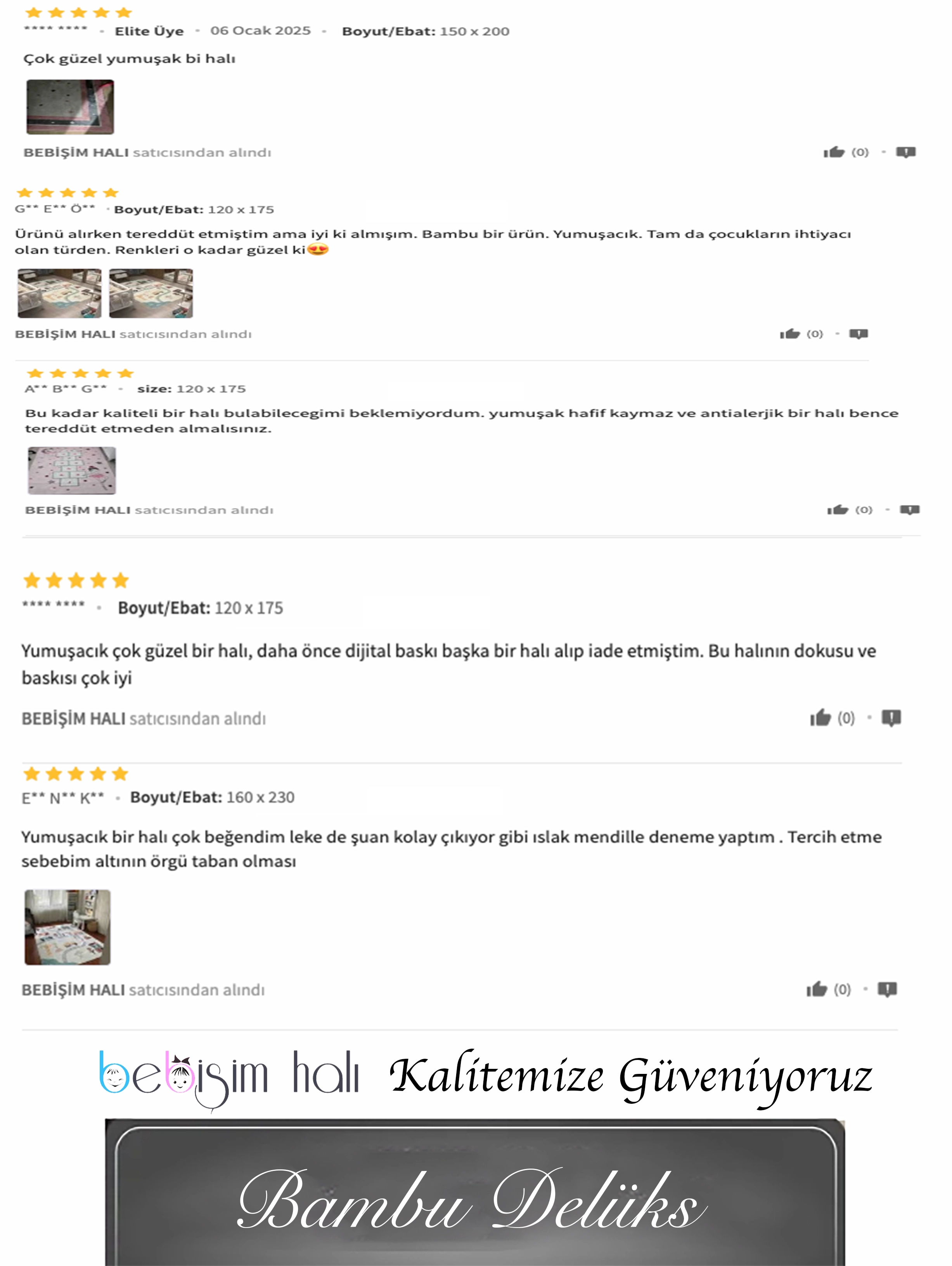 Kalpli Sevimli Kuğu Bambu Çocuk Halısı