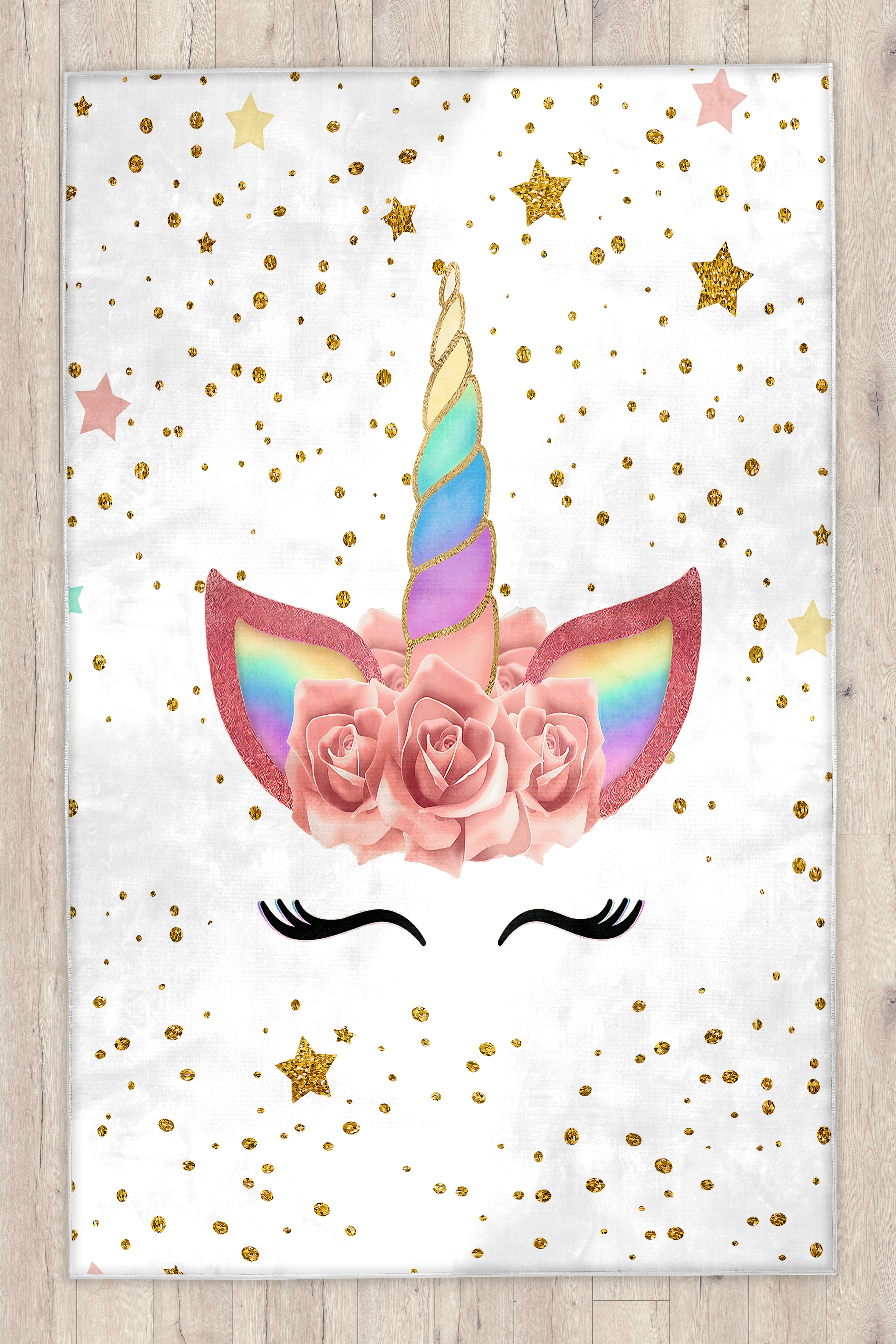 unicorn Bambu Çocuk Odası Halısı