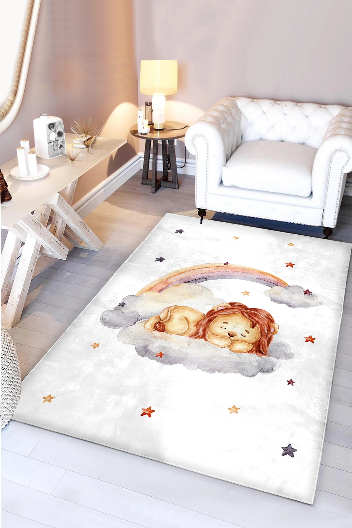 Sevim Aslan Bambu Bebek Çocuk Odası Halısı