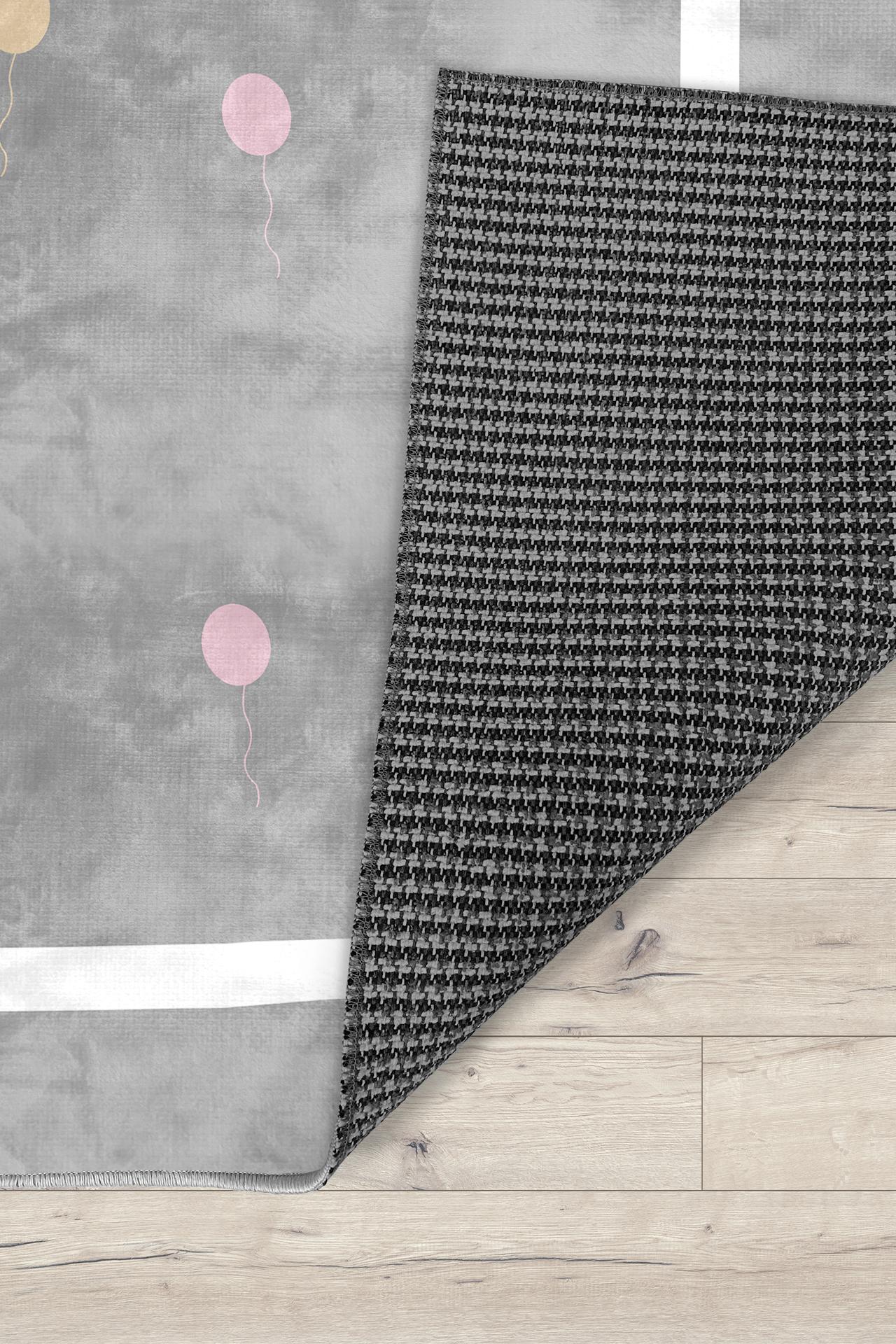 Balonlu Bambu Çocuk Halısı