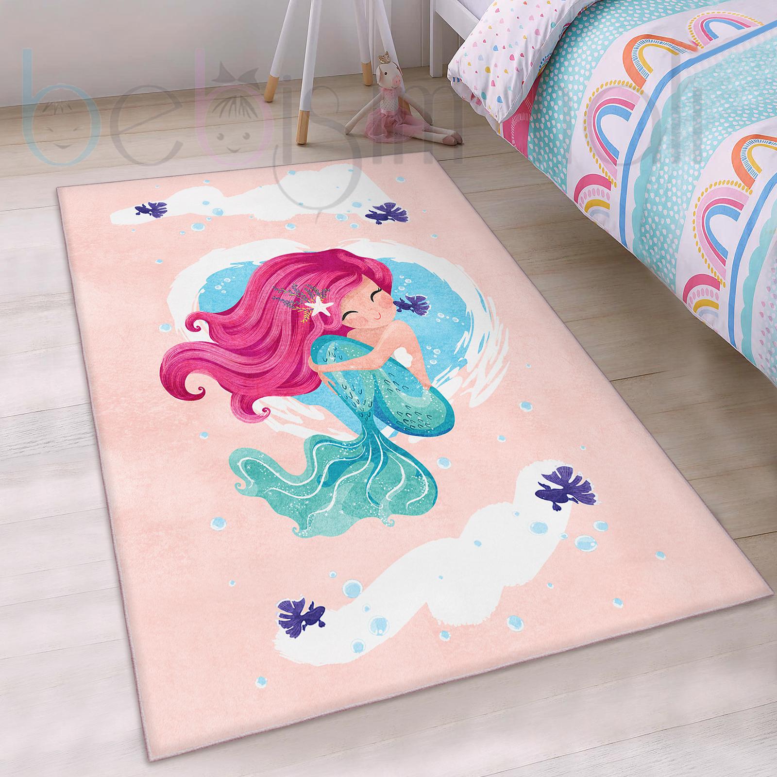 Deniz Kızı 80X150 Çocuk Odası Halısı