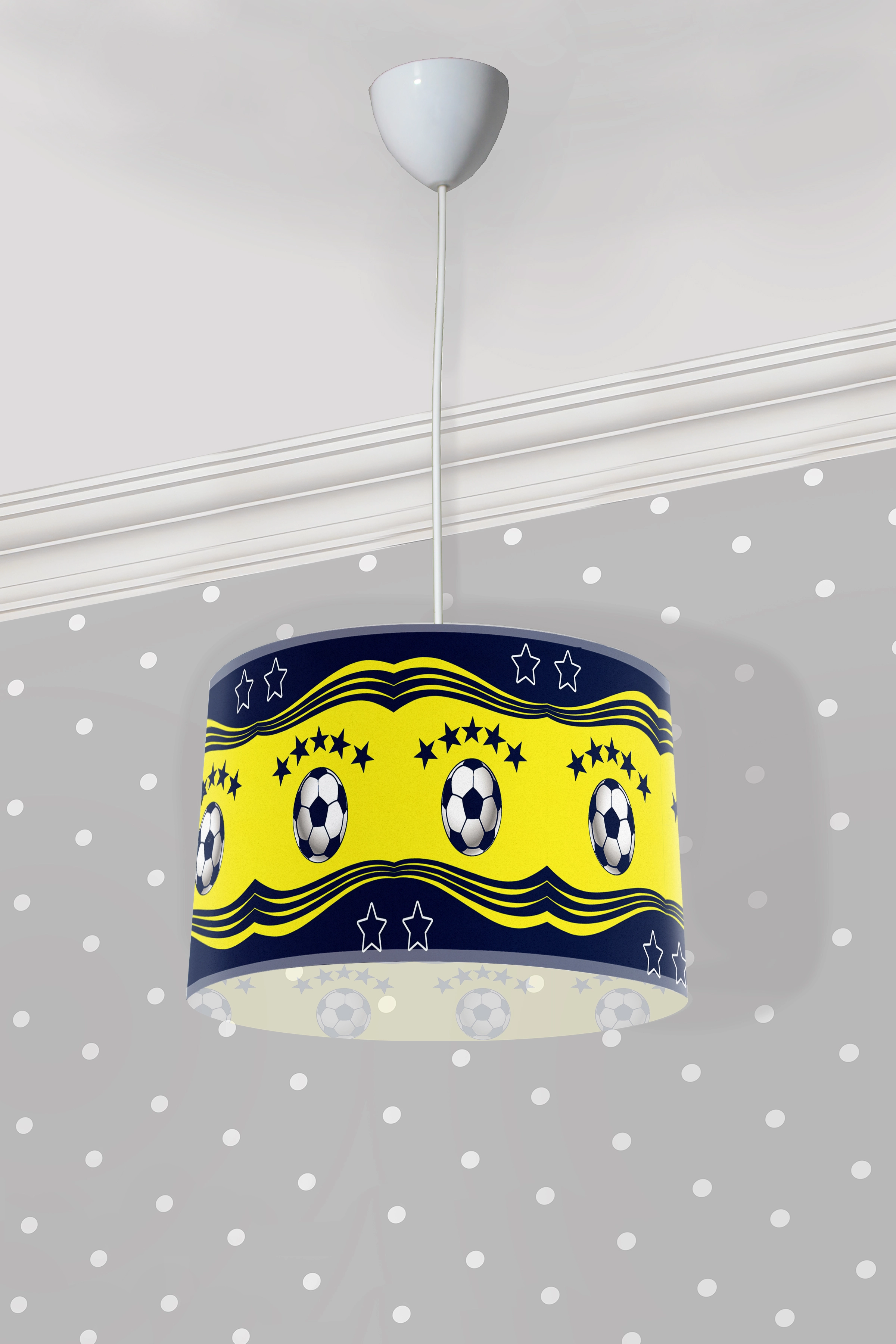 Taraftar Sarı Lacivert Çocuk Halısı