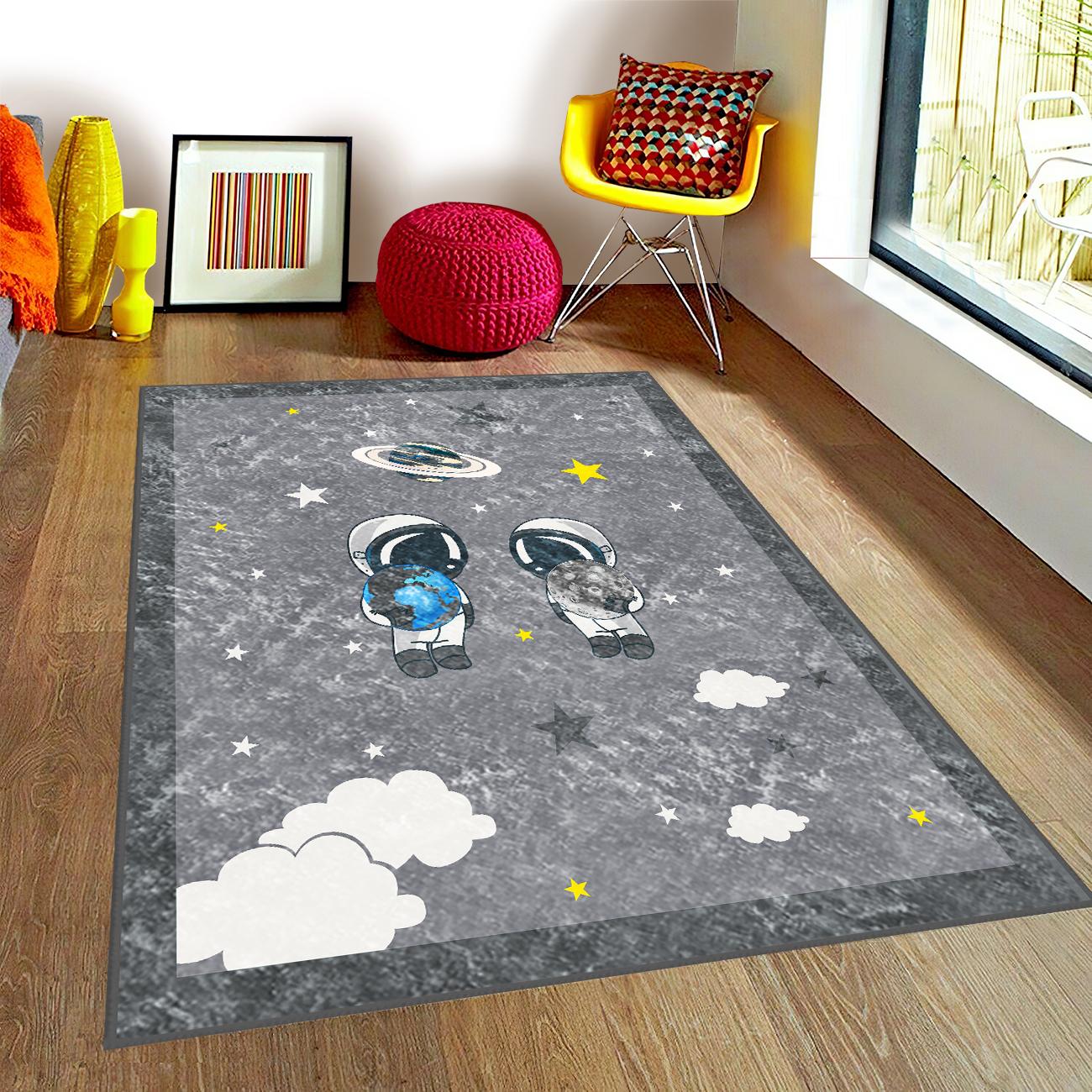Astronot Çocuk Odası Halısı