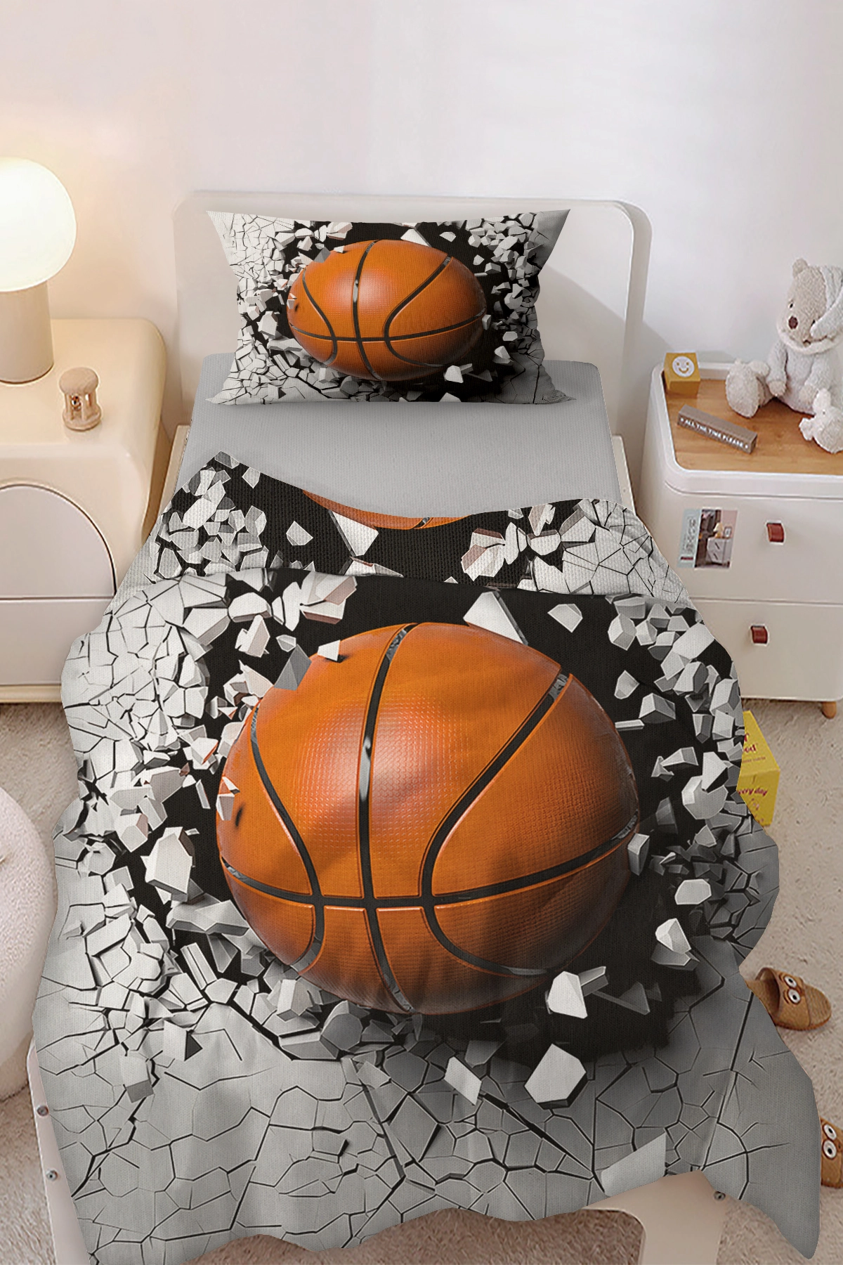 Basketbol Tek Kişilik Nevresim Takımı