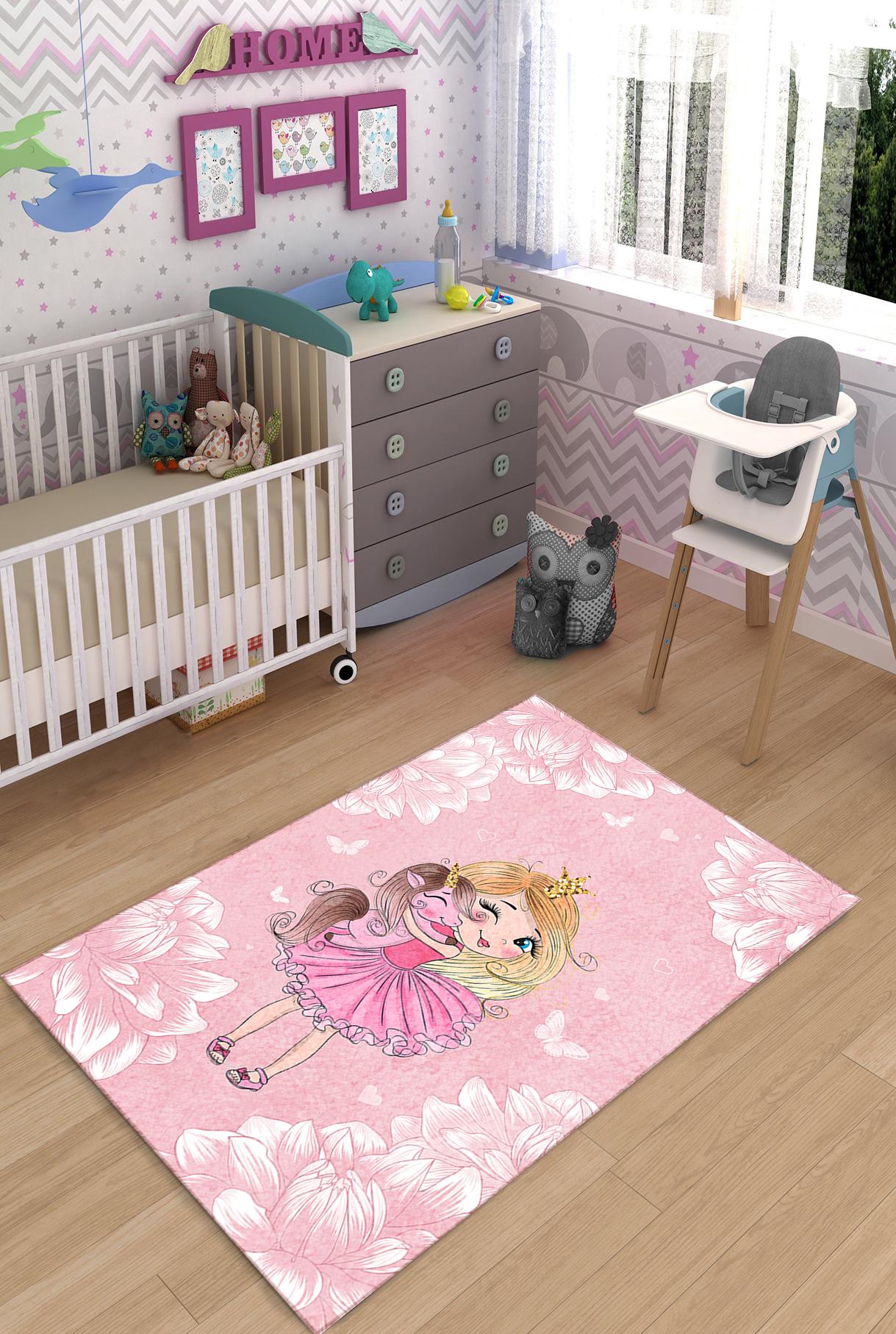 Prenses Kız Çocuk Odası Halısı