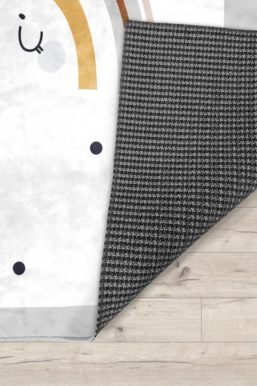 Gökkuşağı Bambu Çocuk Odası Halısı