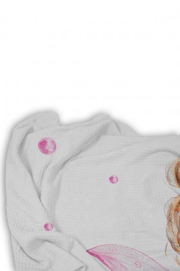 Sevimli Prenses Peri Tek Kişilik Pike (Yastık Kılıflı)