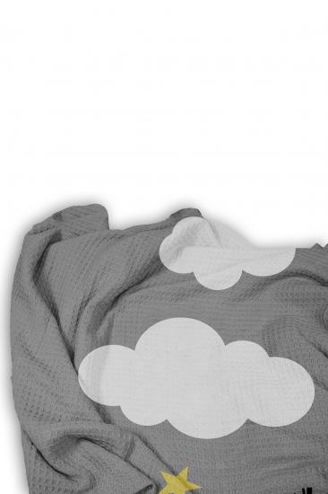 Sevimli Aslan Tek Kişilik Pike (Yastık Kılıflı)