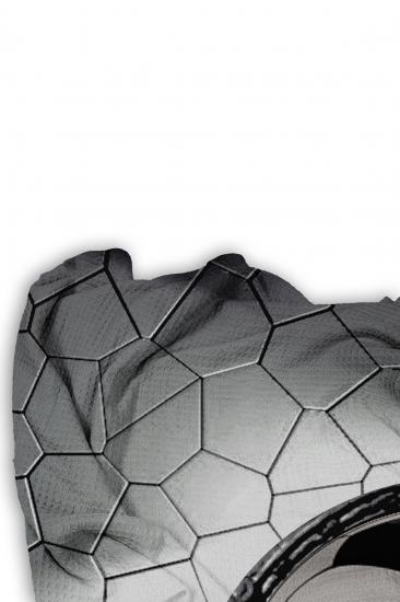 Siyah Beyaz Taraftar Tek Kişilik Pike (Yastık Kılıflı)