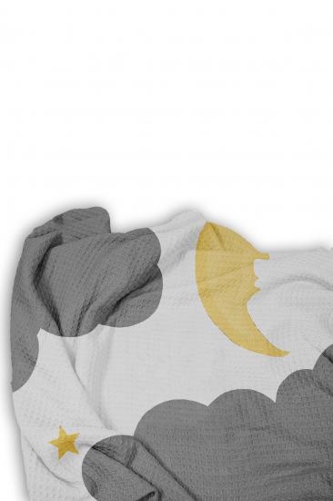 Sevimli Ayıcık Tek Kişilik Pike (Yastık Kılıflı)