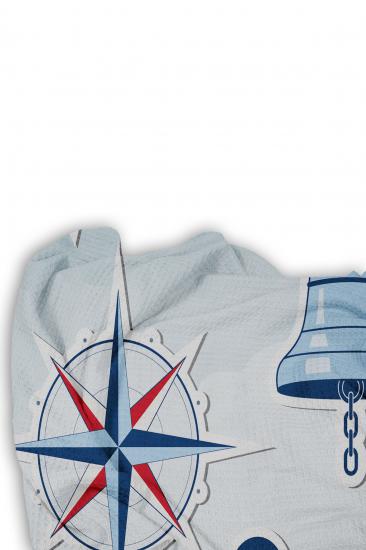 Denizci Deniz Feneri Tek Kişilik Pike (Yastık Kılıflı)