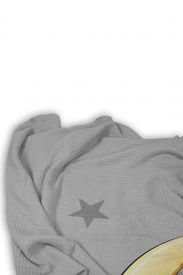 Sevimli Ayıcık Tek Kişilik Pike (Yastık Kılıflı)