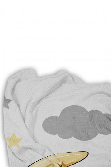 Sevimli Fil Tek Kişilik Pike (Yastık Kılıflı)