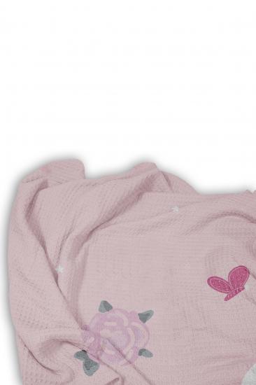 Sevimli Kuğu Tek Kişilik Pike (Yastık Kılıflı)