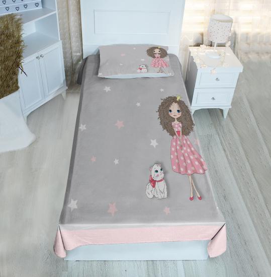 Bebişim Sevimli Prenses Çocuk Odası Yatak Örtüsü