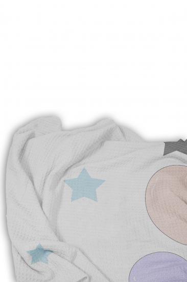 Sevimli Fil Tek Kişilik Pike (Yastık Kılıflı)