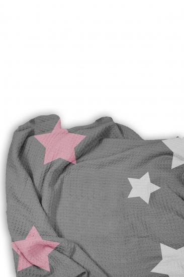 Yıldız Tek Kişilik Pike (Yastık Kılıflı)