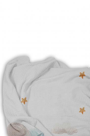 Uçan Fil Tek Kişilik Pike (Yastık Kılıflı)