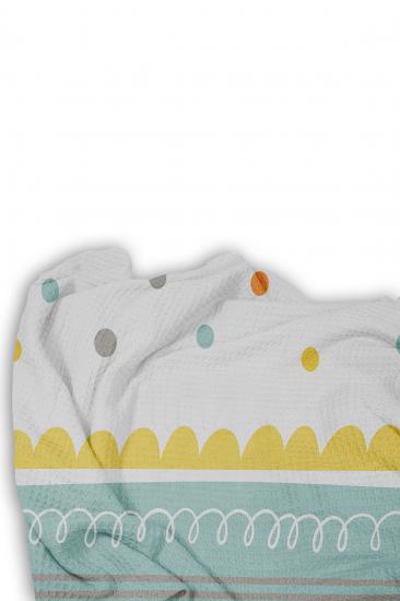 Puantiye Tek Kişilik Pike (Yastık Kılıflı)