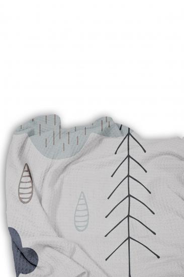 İskandinav Dağ Tek Kişilik Pike (Yastık Kılıflı)