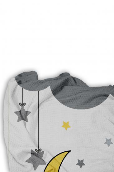 Sevimli Fil Tek Kişilik Pike (Yastık Kılıflı)