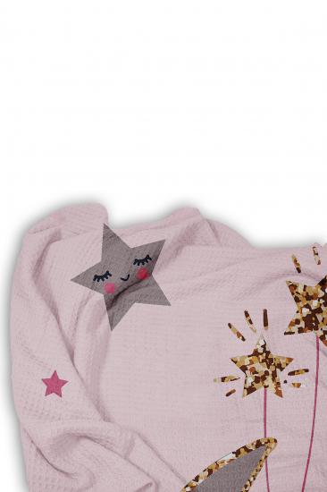 Sevimli Fil Tek Kişilik Pike (Yastık Kılıflı)