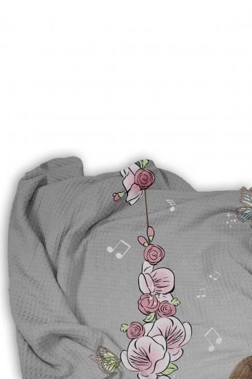 Peri Kız Tek Kişilik Pike (Yastık Kılıflı)