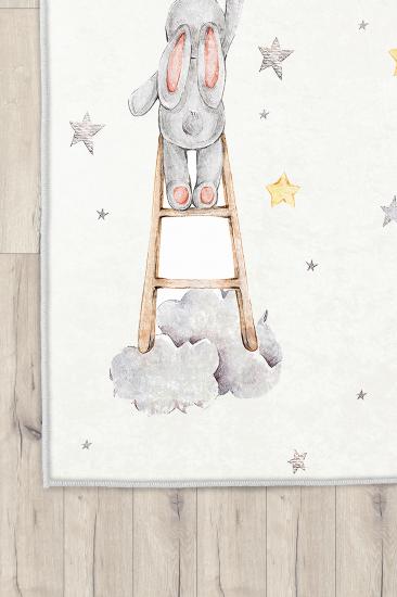 Sevimli Ayıcıklar Yıldızlı Çocuk Odası Halısı