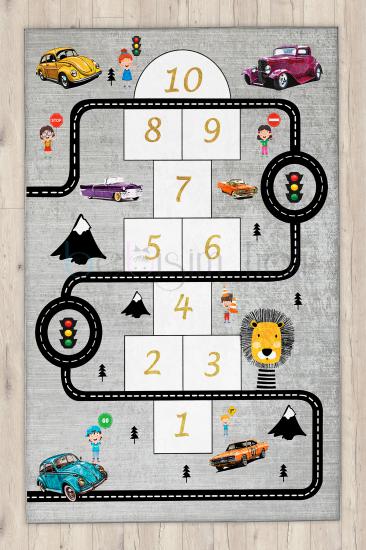 Sevimli Hayvanlar Çocuk Halısı