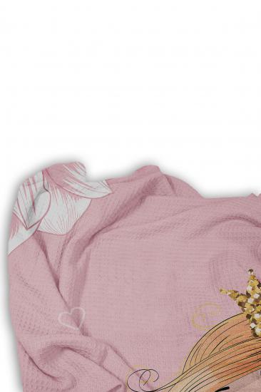 Prenses Kız Tek Kişilik Pike (Yastık Kılıflı)