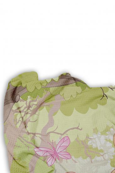 Prenses Peri Tek Kişilik Pike (Yastık Kılıflı)