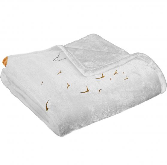 Pembe Fiyonklu Baskılı Welsoft Çocuk Battaniyesi