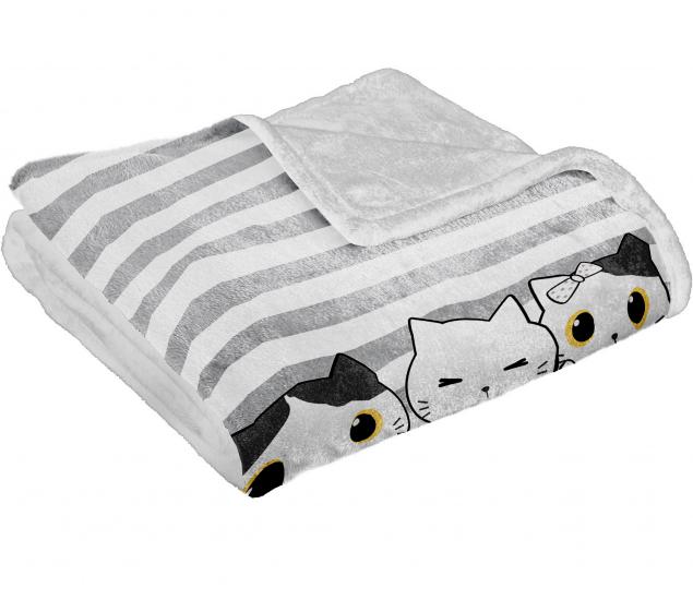 Pembe Fiyonklu Baskılı Welsoft Çocuk Battaniyesi