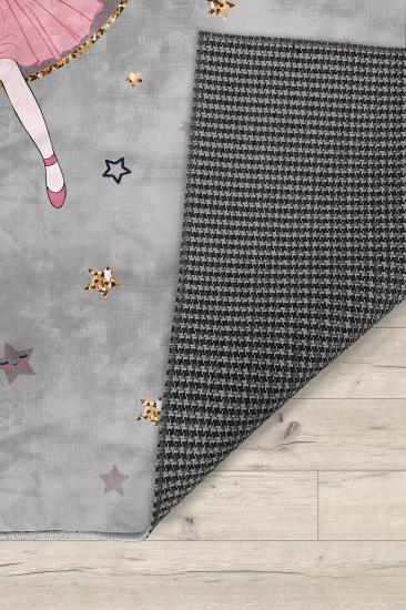 Prenses Kalpli Bambu Çocuk Halısı