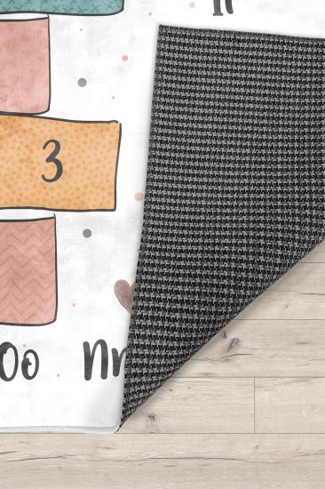 Alfabe Eğitici Bambu Çocuk Halısı