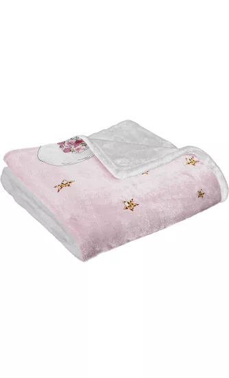 Sevimli Kuğu Welsoft Çocuk Battaniyesi