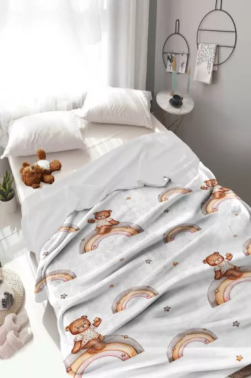 Ayıcıklı Welsoft Çocuk Battaniyesi