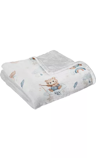Ayıcıklı Welsoft Çocuk Battaniyesi