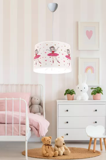 Balerin Çocuk Odası Sarkıt Avize