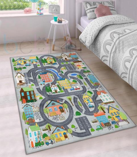 Oyun Eğitici Bİ27 Çocuk Odası Halısı