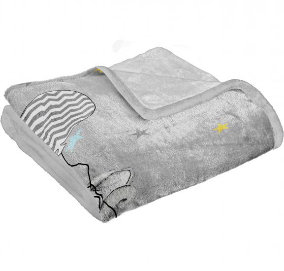 Pembe Fiyonklu Baskılı Welsoft Çocuk Battaniyesi